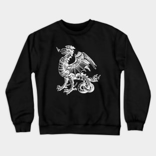 Medieval Mythical Cockatrice Crewneck Sweatshirt